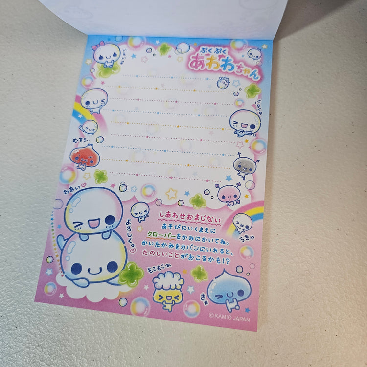 Awawa chan Large Memo Pad Sticker Page Kamio Kawaii Japan