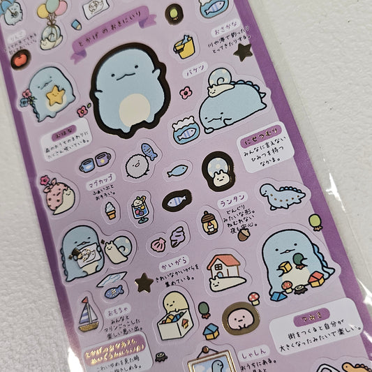 San-x Sumikko Gurashi Stickers Sticker Sheet Kawaii Japan Collectible Cute Gifts