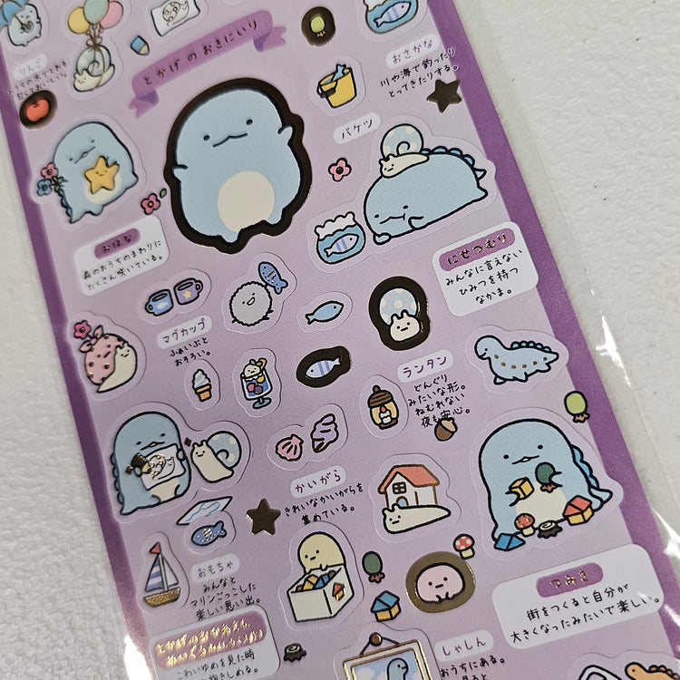 San-x Sumikko Gurashi Stickers Sticker Sheet Kawaii Japan Collectible Cute Gifts