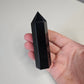 Black Obsidian Tower Point BONUS INFO CARD Crystals Minerals Stones