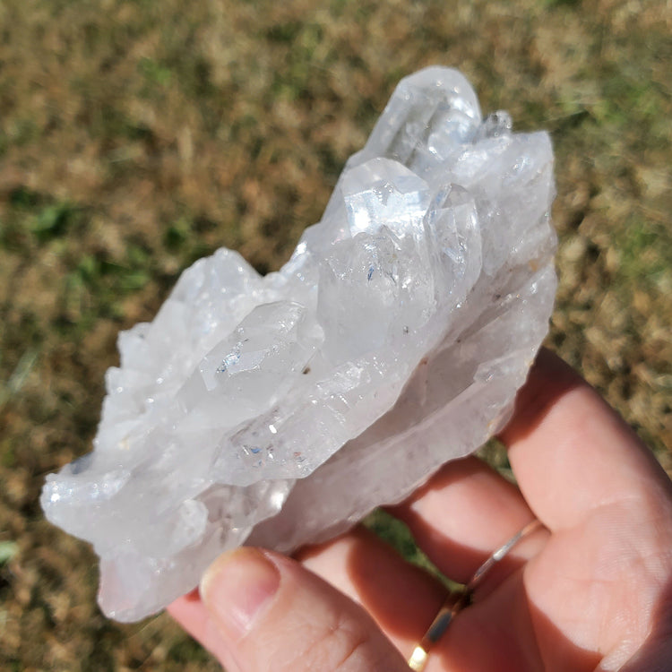Brazilian Clear Quartz BONUS INFO CARD Crystals Minerals Specimen Collectible