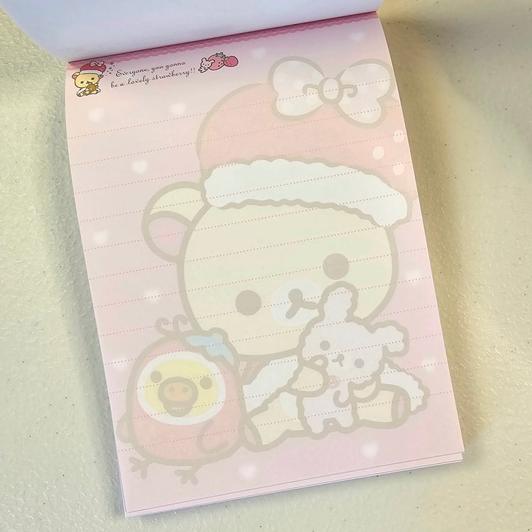 San-x Rilakkuma Korilakkuma Large Memo Pad Kawaii Japan
