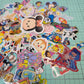 Cartoon Character Kawaii Sticker Flakes 100 Lot Sack Gifts Collectible Japan