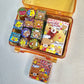 Bear's Cafe Mode Kawaii Stamp set stampers Japan Retro Collectible Gifts Planner Used