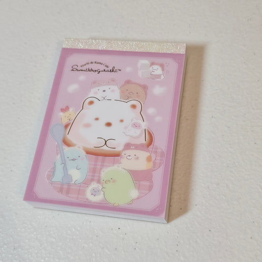 San-x Rilakkuma Kawaii Memo Pad Stationery Collectible Gifts