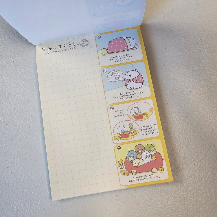Sumikko Gurashi Memo Pad Kawaii Stationery Collectible Gifts Used