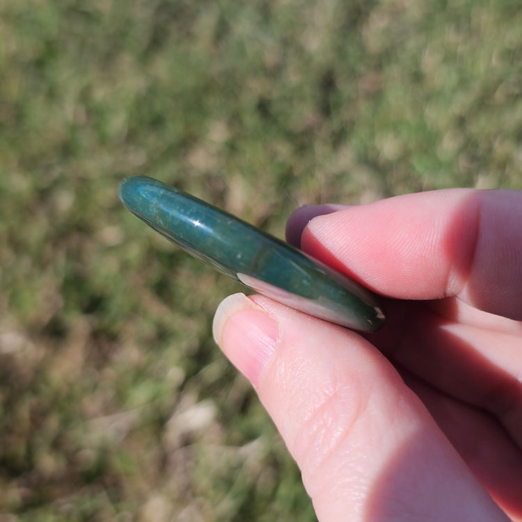 Ocean Jasper Worry Pocket Stone Crystals Mineral Stones BONUS INFO CARD Gifts