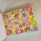 Rilakkuma Large Memo Pad Sticker Page Kawaii Stationery Notepad Collectible
