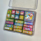 Happy Mail Kawaii Stamp set stampers Japan Retro Collectible Gifts Planner Used