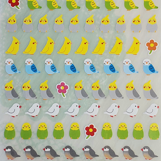 Birds Japan Inc. Stickers Sticker Sheet Kawaii Japan Collectible Cute Gifts