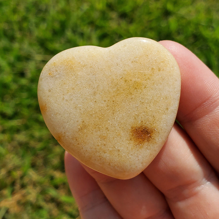 Yellow Aventurine Worry Pocket Stone Crystals Mineral Stones Rocks Gifts