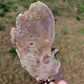Beautiful Pink Amethyst on Stand BONUS Info Card Crystals Minerals Specimen Nature