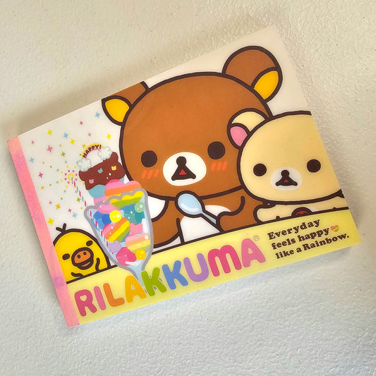 Rilakkuma Large Memo Pad Sticker Page Kawaii Stationery Notepad Collectible