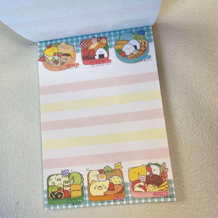 Sumikko Gurashi Memo Pad Sticker Page Kawaii Stationery Collectible Gifts Used