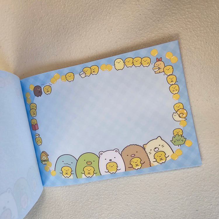 Sumikko Gurashi Memo Pad Kawaii Stationery Collectible Gifts Used