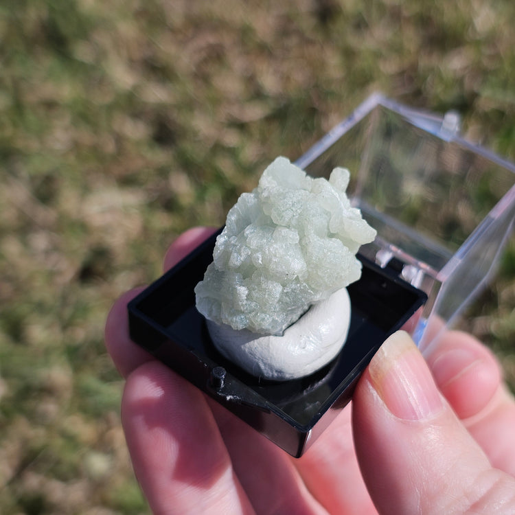 Prehnite Crystals Minerals Thumbnails Natural Specimen Collectible