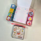Marshmallow Kawaii Stamp set stampers Japan Retro Collectible Gifts Planner Used