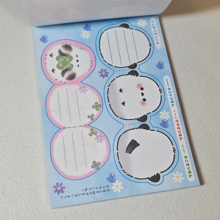 Crux Kotori Large Memo Pad Rain Kawaii Stationery Notepad Collectible Gifts