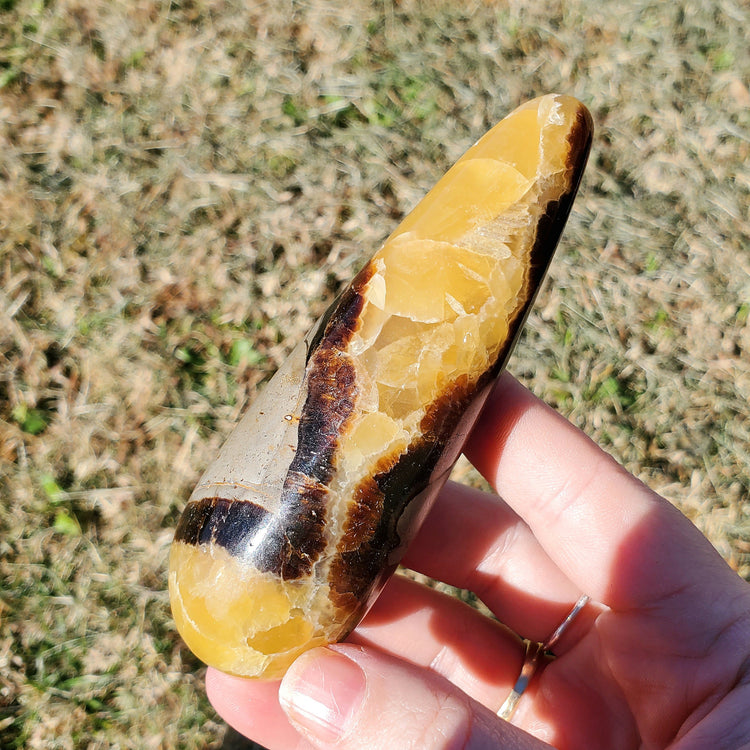 Septarian Massage Wand for Massage Therapy Crystal Healing Acupressure Reiki Energy Work Body