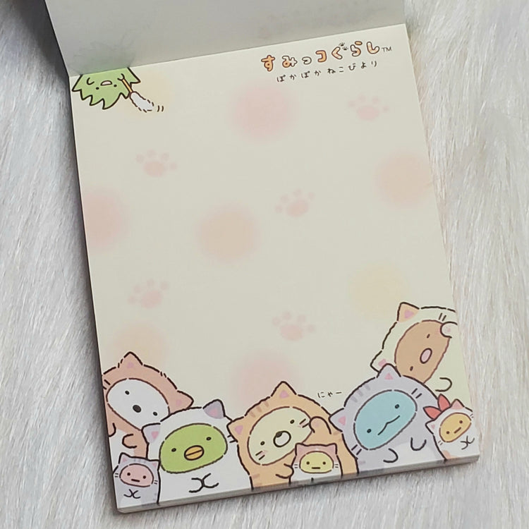 Sumikko Gurashi Mini Memo Pad Stationery Collectible Gifts Pre-owned 2016 CC