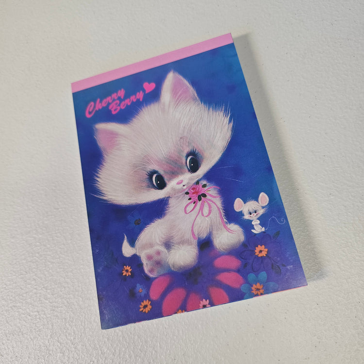 Cherry Berry Large Memo Pad Sticker Page Kawaii Stationery Notepad