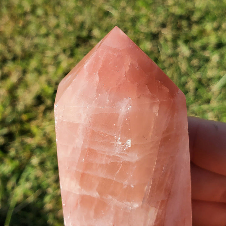 Pink Calcite Tower Generator Crystals Collectible Rocks