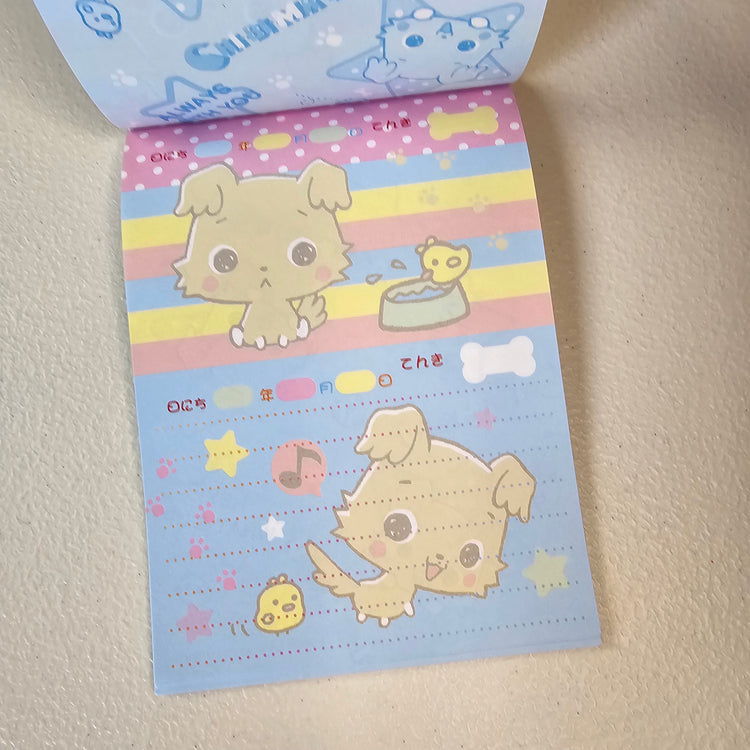 Chibimaru Large Memo Pad Kawaii Stationery Notepad Used Deadstock