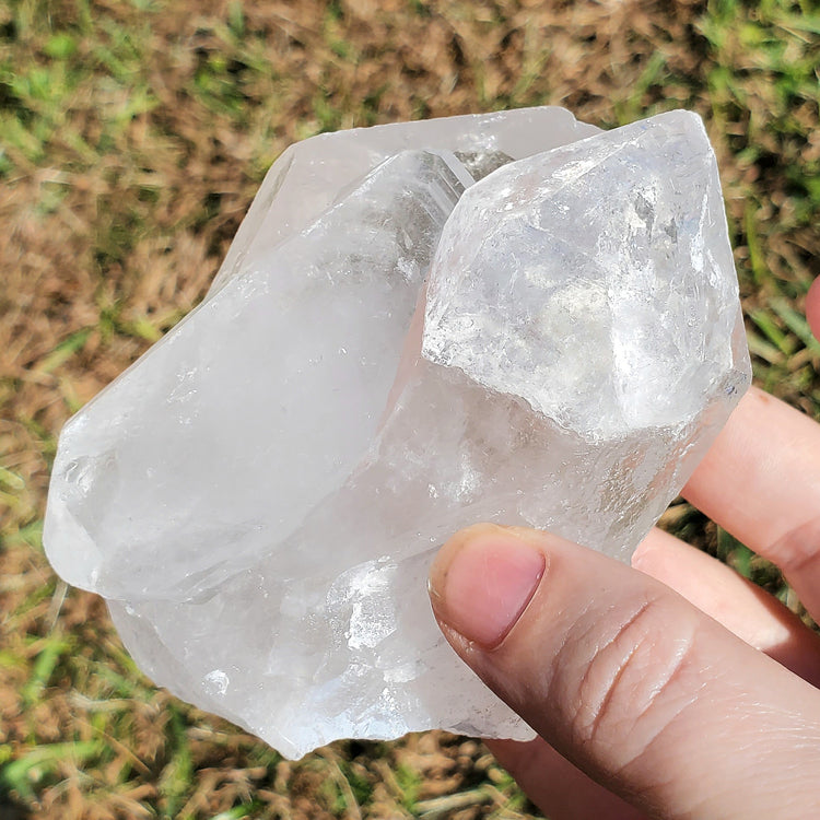 Brazilian Clear Quartz BONUS INFO CARD Crystals Minerals Specimen Collectible