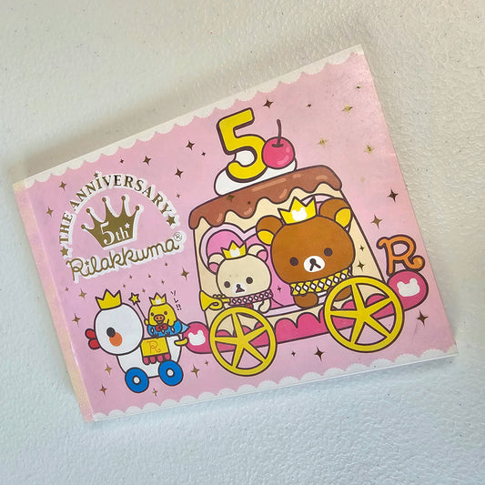 Rilakkuma Large Memo Pad Sticker Page Kawaii Stationery Notepad Collectible Used