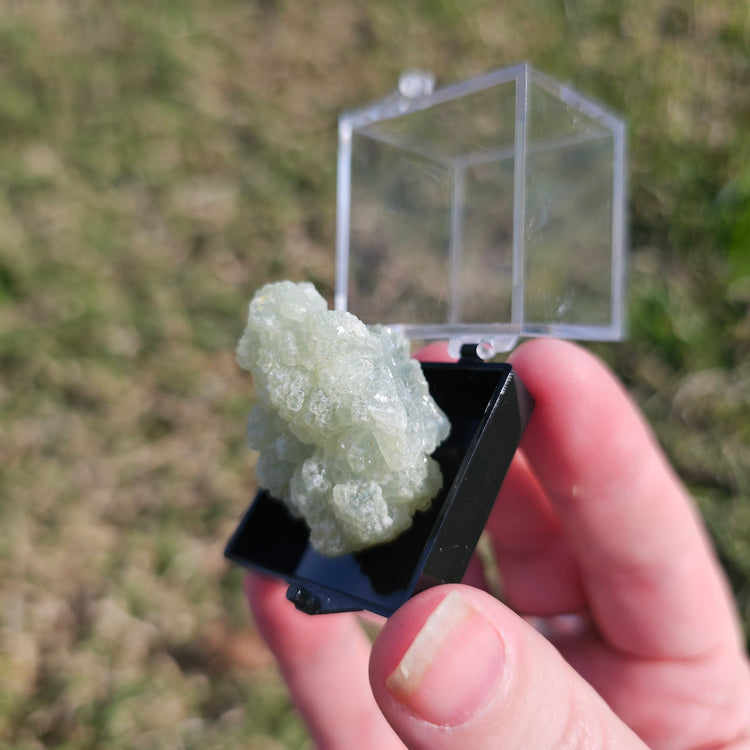Prehnite Crystals Minerals Thumbnails Natural Specimen Collectible