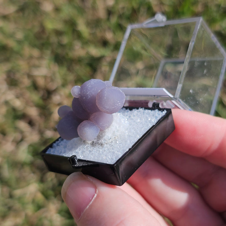 Grape Agate Crystals Minerals Thumbnaill Specimen Collectible