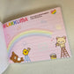 Rilakkuma Large Memo Pad Sticker Page Kawaii Stationery Notepad Collectible