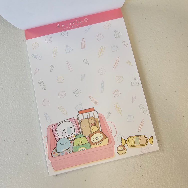 Sumikko Gurashi Memo Pad Kawaii Sticker Page Stationery Collectible Gifts Used