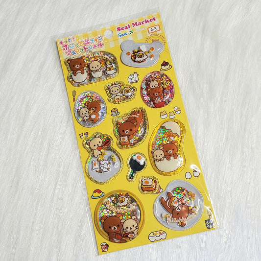 San-x Rilakkuma Stickers Sticker Sheet Shaka Shaker Kawaii Japan