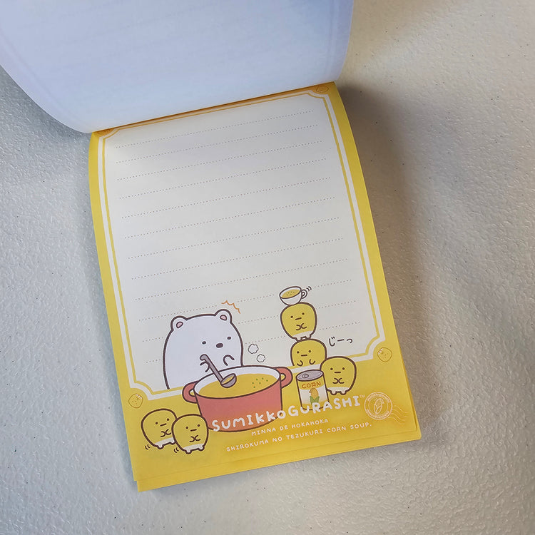 Sumikko Gurashi Memo Pad Kawaii Stationery Collectible Gifts Used