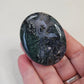 Moss Agate Worry Pocket Stone Crystals BONUS Info Card Gifts