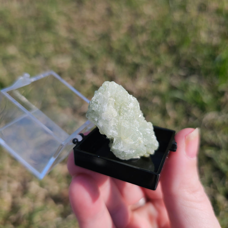 Prehnite Crystals Minerals Thumbnails Natural Specimen Collectible