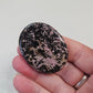 Rhodonite Handcrafted Thumb Pocket Worry Stone Anxiety Relief BONUS Info Card