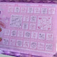 Sugarbunnies Kawaii Stamp set stampers Japan Retro Collectible Gifts Planner Used Deadstock
