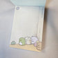 Sumikko Gurashi Memo Pad Sticker Page Kawaii Stationery Collectible Gifts Used