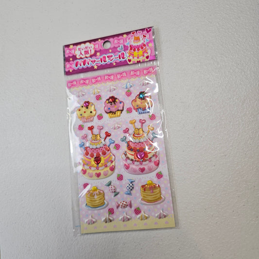 Lemon Co. Kawaii Stickers Sticker Sheet Vintage Japan Collectible Cute Gifts