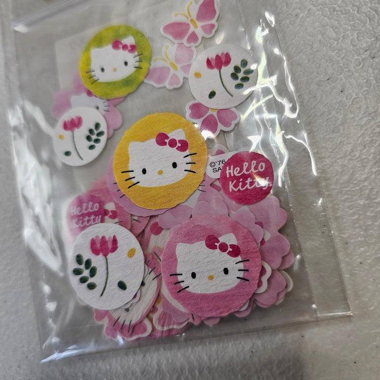 Hello Kitty Kawaii Stickers Sticker Sack Vintage Japan Collectible Deadstock