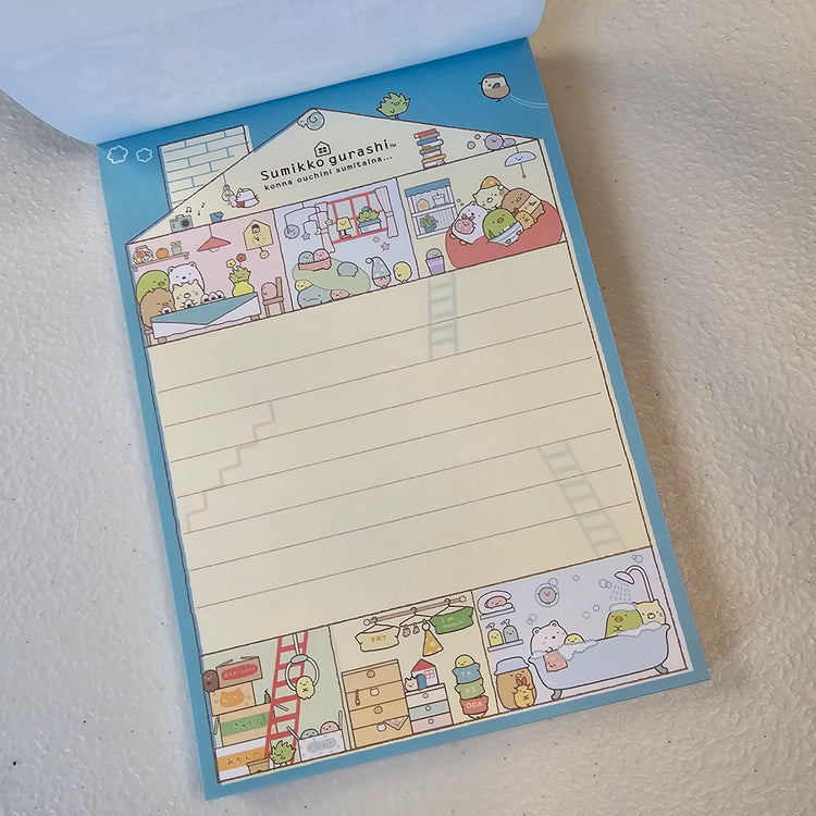 Sumikko Gurashi Memo Pad Kawaii Stationery Collectible Gifts Used