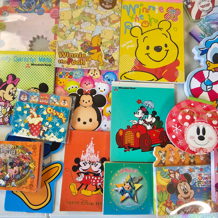 Disney Mixed Stationery Lot Huge Collectible Gifts Japan Deadstock