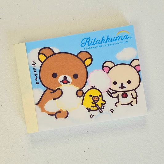 Rilakkuma San-x Mini Memo Pad Kawaii Stationery Collectible Gifts Used