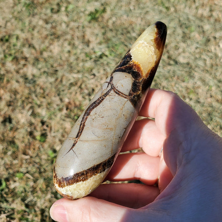 Septarian Massage Wand for Massage Therapy Crystal Healing Acupressure Reiki Energy Work Body