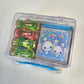 Awawa chan Kawaii Stamp set stampers Japan Retro Collectible Gifts Planner Used