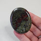 Dragon Blood Jasper Worry Pocket Stone Crystals Mineral Stones Natural BONUS Info Card