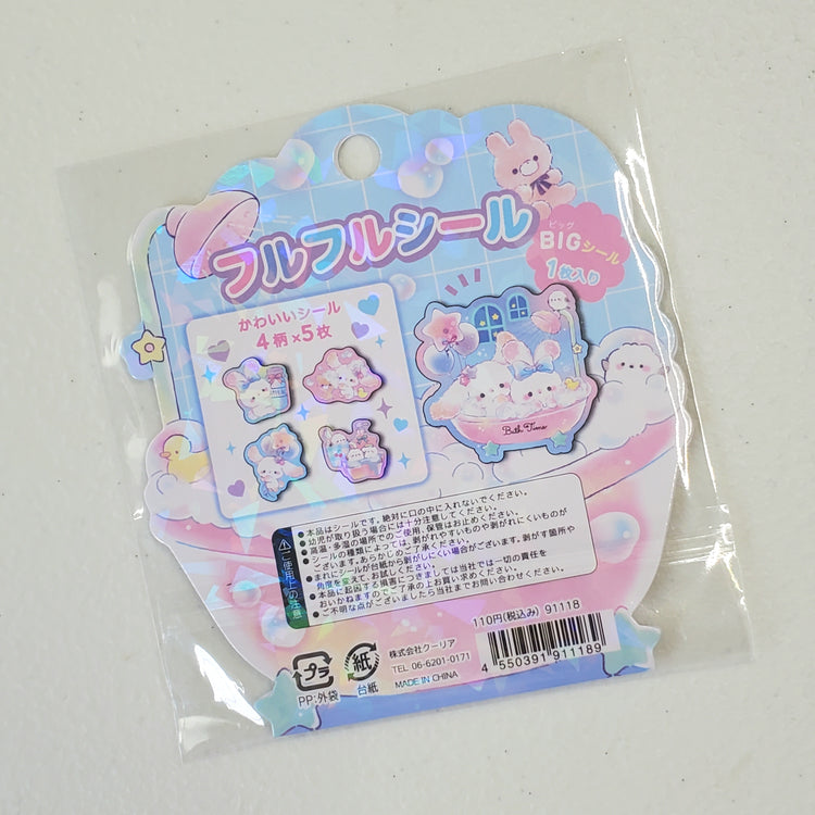 Oyasumi Bunny Stickers Sticker Pack Sack Kawaii Japan