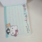 Hello Kitty Mini Memo Pad Japan Kawaii Stationery Collectible Gifts Deadstock
